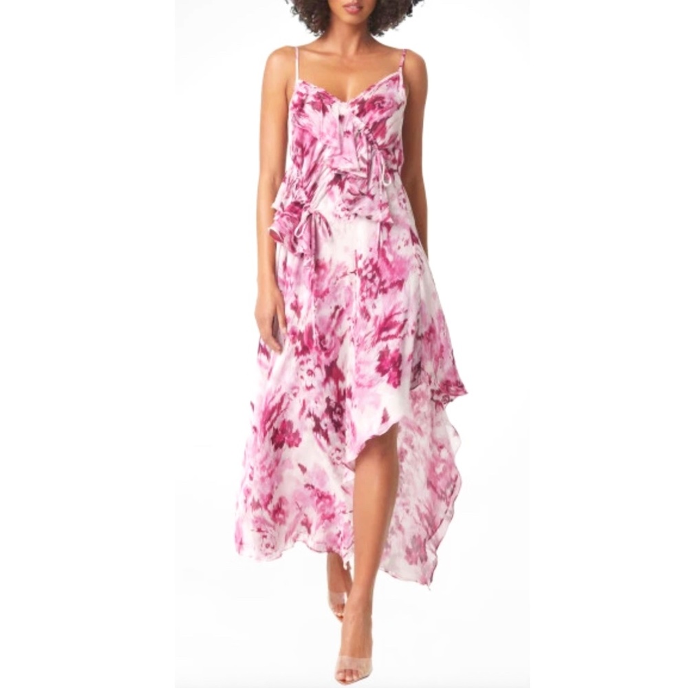Misa Los Angeles Pink Greta Dress Size Small